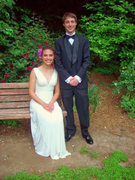 Brandalyn and David at prom in 2008